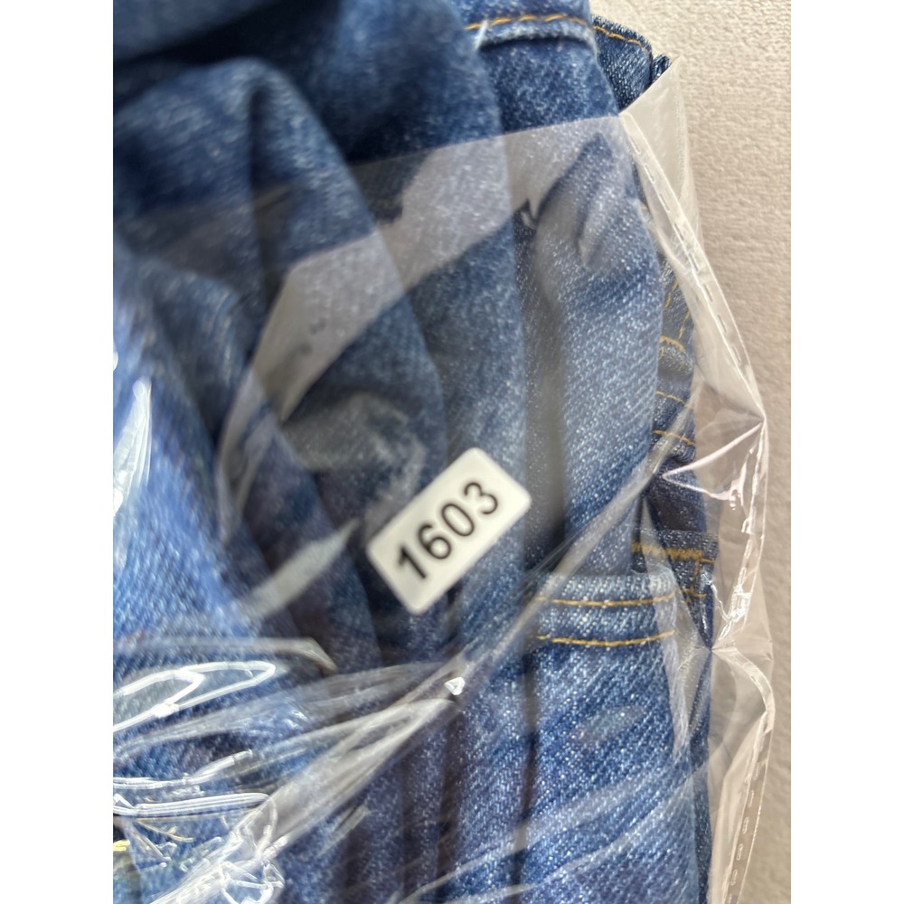Carhartt B21DST Relaxed Fit Flannel Lined Jeans Dark Stone Blue Mens 44x32 Denim - Picture 8 of 8